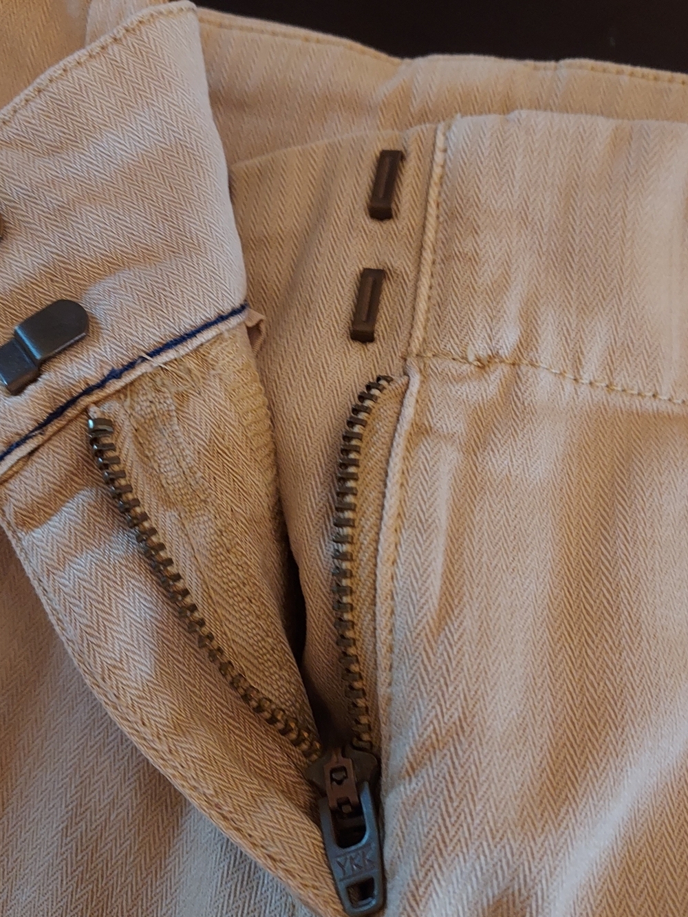 Vineyard Vines Khaki Herringbone High-Rise Tailored Women's Shorts. Sz. 00 - Picture 13 of 16